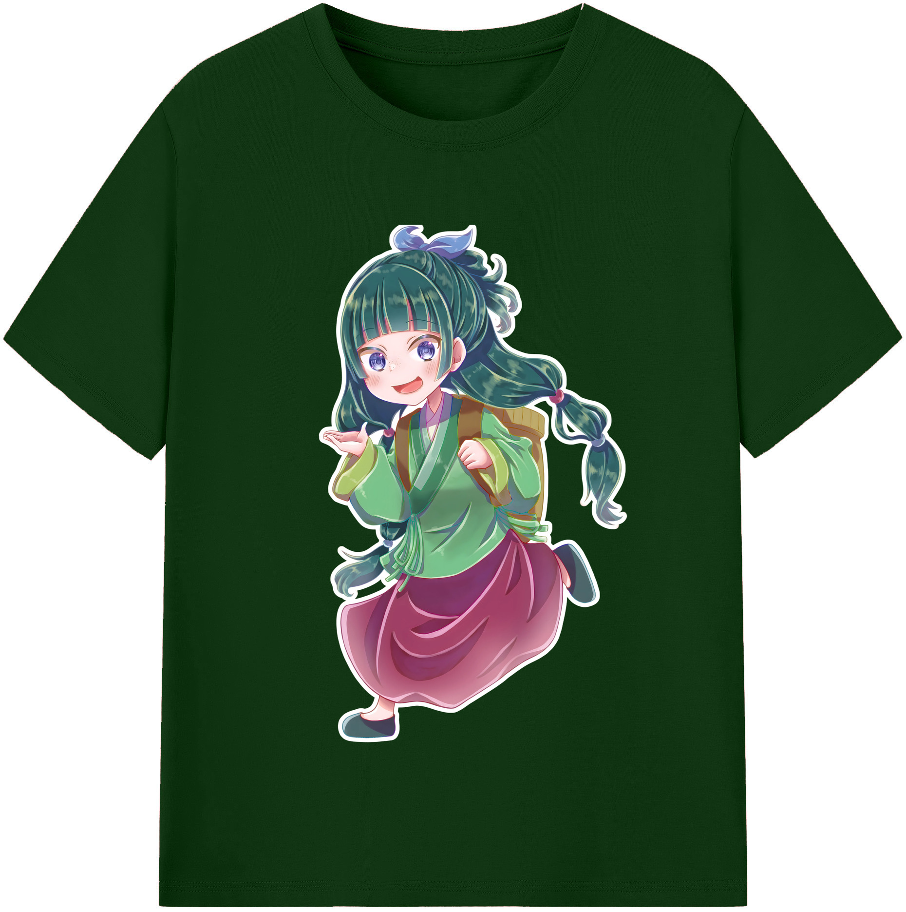 （画像用） 薬屋のひとりごと The Apothecary Diaries 綿100％半袖Tシャツ（フロントプリント）